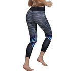 Zebra Print Yoga Celana Wanita Pinggang Tinggi Kebugaran Energi Mulus Mendongkrak Celana Panjang Betis pemasok