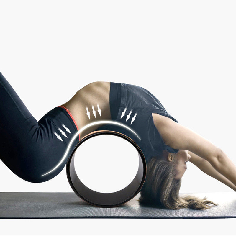 Dharma Yoga Prop Wheel Nyaman Untuk Pembalikan Backbends Back Pain pemasok