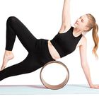 Kebugaran Yoga Roller Wheel, Gabus Yoga Roda TPE Yoga Lingkaran Gym Workout Kembali Alat Pelatihan pemasok