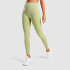 Bernapas Gym Yoga Celana Legging Gym Tinggi Mulus untuk Wanita Kebugaran / Lari pemasok