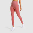 Bernapas Gym Yoga Celana Legging Gym Tinggi Mulus untuk Wanita Kebugaran / Lari pemasok