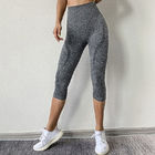 Tinggi Elastis Gym Yoga Celana Workout Gym Legging Sport Wanita Kebugaran Seamless Sport Legging pemasok